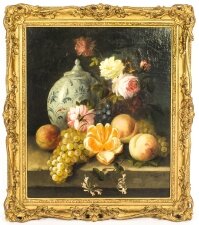 Antique Still Life Oil Painting by Jules Édouard Diart  19th Century | Ref. no. A1610 | Regent Antiques