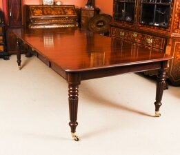 Antique 8ft 6" Regency Flame Mahogany Extending Dining Table C1820 19th C | Ref. no. A1621 | Regent Antiques