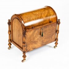 Antique Victorian Burr Walnut & Inlaid Marquetry Canterbury Magazine Rack 19th C | Ref. no. A1636 | Regent Antiques