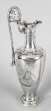 Antique Victorian Silver Plate Claret Jug by Elkington 19th Century