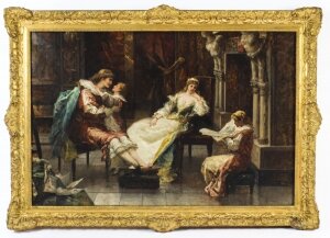 Antique Oil Painting  An Interior by Daniel Pasmore the Elder 19th C | Ref. no. A1683 | Regent Antiques