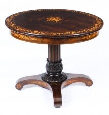 Antique Charles X Tigerwood & Marquetry Centre Table c.1830 19th Century | Ref. no. A1757 | Regent Antiques