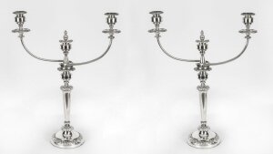 Antique Pair Regency  Old Sheffield Silver Plate Candelabra  C1820 19th C | Ref. no. A1796 | Regent Antiques