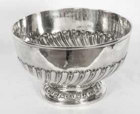 Antique Edwardian Silver Punch Bowl Goldsmiths & Silversmiths Co  1901 | Ref. no. A1805 | Regent Antiques