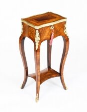 Antique French Parquetry & Marquetry Occasional Table 19th C