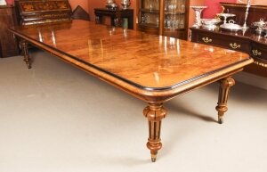 Antique Victorian Pollard Oak 12ft 4"  Extending Dining Table  19th Century | Ref. no. A1870 | Regent Antiques