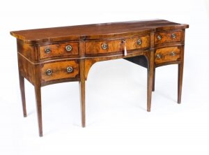 Antique George III Flame Mahogany Serpentine Sideboard 18th Century | Ref. no. A1903 | Regent Antiques