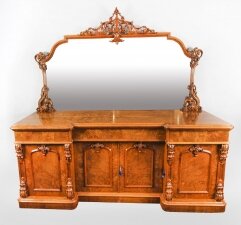 Antique Early Victorian Pollard Oak Sideboard Chiffonier 19th C