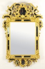 Antique French Giltwood Overmantel Rococo Mirror C1780 18th C149x95cm