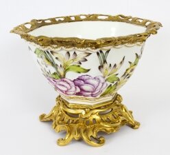 Antique Gilt Bronze & Samson Porcelain Centrepiece 19th Century