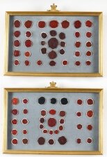 Antique Pair of Framed Grand Tour Wax Seals Early 18th Century | Ref. no. A2000 | Regent Antiques