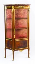 Antique French Vernis Martin Display Cabinet 19th Century