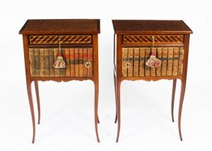 Antique Pair  Ormolu Mounted Parquetry Occasional / Bedside  Tables 19th C | Ref. no. A2097 | Regent Antiques