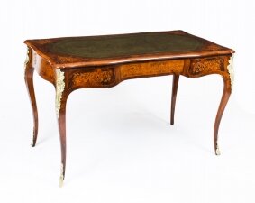 Antique Victorian Burr Walnut & Floral  Marquetry Writing Table Desk 19th C | Ref. no. A2142 | Regent Antiques