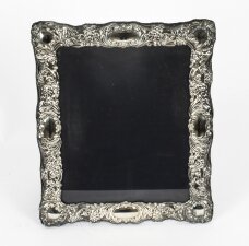 Vintage Large Sterling Silver Photo Frame by Carrs of Sheffield 20thC 32x27cm | Ref. no. A2169b | Regent Antiques