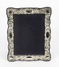 Vintage Sterling Silver  Photo Frame by Carrs of Sheffield 2001  25x20cm | Ref. no. A2169d | Regent Antiques