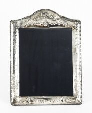 Vintage Large Sterling Silver Photo Frame Carrs of Sheffield Dated 1990 20th C | Ref. no. A2171a | Regent Antiques