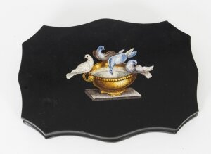 Antique Grand Tour Micro-Mosaic Marble Desk Weight  Doves Pliny 19th Century | Ref. no. A2235 | Regent Antiques
