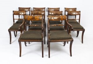 Antique Set 10 Scottish Regency Dining Chairs C1815  19th Century | Ref. no. A2311 | Regent Antiques