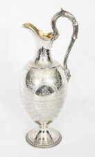 Antique Victorian Silver  Claret Wine Jug Barnard 1876 19th C | Ref. no. A2347 | Regent Antiques