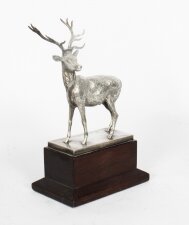 Antique Sterling Silver Stag Animalier Sculpture 20th C | Ref. no. A2357 | Regent Antiques
