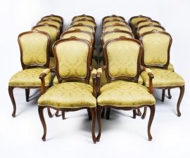 Bespoke Set of 18 Louis XVI Revival Dining Chairs Available to Order