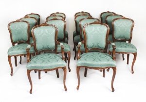 Bespoke Set of 14 Louis XVI Revival Dining Chairs