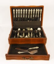 Vintage 12 Place Setting Sterling Silver Cutlery Canteen  Reed & Barton 20th C | Ref. no. A2375 | Regent Antiques