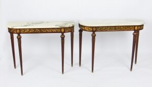 Vintage Pair of Meuble Francais Ormolu Mounted Console Tables, Mid 20th Century | Ref. no. A2380 | Regent Antiques