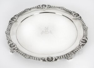 Antique George III Sterling Silver Salver by Paul Storr 1811 19th Century | Ref. no. A2383 | Regent Antiques