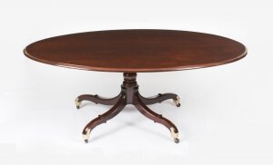 Large Antique Irish Georgian Oval Loo / Breakfast Table  C1830 19th C | Ref. no. A2489 | Regent Antiques