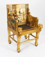 Vintage life size Giltwood copy of Tutankhamun\