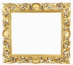 Antique Italian Giltwood Florentine  Mirror 19th Century 104x93cm | Ref. no. A2570 | Regent Antiques