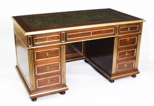 Antique French Directoire Ormolu Mounted  Pedestal Desk 19th C | Ref. no. A2592b | Regent Antiques