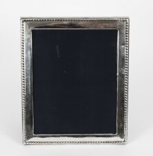 Vintage Large Sterling Silver Photo Frame by Zimmerman Ltd dated 2012 31x26cm