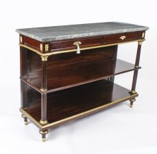 Antique French Empire Buffet Sideboard Serving Table 19th C