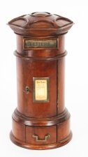 Vintage Country House Pillar Post Letter Box Cabinet 20th Century