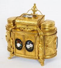 Antique Ormolu Mounted Pietra Dura Jewellery Cabinet 19th C | Ref. no. A2707 | Regent Antiques