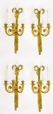 Antique Set 4  Regency Revival Ormolu Wall Lights Appliques  20th C | Ref. no. A2730 | Regent Antiques