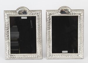 Vintage Pair Neo-classical Sterling Silver Photo Frames  by Harry Frane | Ref. no. A2751f | Regent Antiques