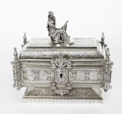 Antique Victorian Silver Plated Casket Elkington & Co by Gueyton 19th C | Ref. no. A2758 | Regent Antiques