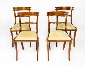 Vintage Set  4 Regency Revival Dining Chairs  by William Tillman  20th C | Ref. no. A2822a | Regent Antiques