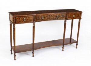 Vintage William & Mary Revival Walnut Marquetry Console Table 20th C | Ref. no. A2830a | Regent Antiques