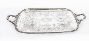 Antique George III Old Sheffield Silver Plated Tray C 1790 18th C