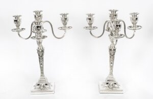 Antique Pair Victorian 4 Light Candelabra Elkington c.1865 19th C | Ref. no. A2866 | Regent Antiques