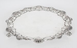Antique George III Old Shefield Salver 1780 19th C