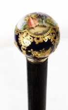 Antique Ladies Walking Cane Stick with Sevres Porcelain Handle 19th C | Ref. no. A2896b | Regent Antiques