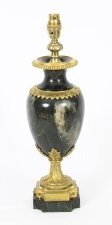 Antique Italian Ormolu Mounted Marble Table Lamp C1880 19th C