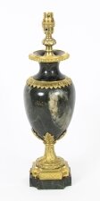 Antique Italian Ormolu Mounted Marble Table Lamp C1880 19th C