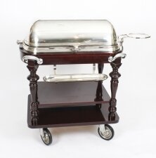 Vintage Rare Silver Plated Roast Beef Trolley Mid Century 20th C